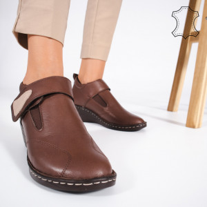 Platforme Piele Naturala LYD Maro
