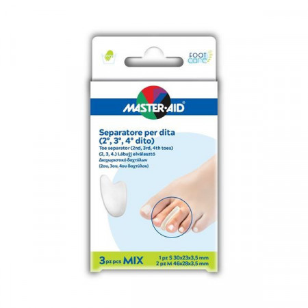 Separator degete mici - Foot Care, 3 bucăți