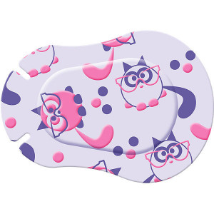 Ortopad Soft Girls – Ocluzoare colorate pentru fetițe, Master-Aid, 20 bucăți, Junior, 67x50mm