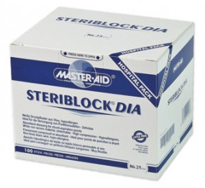 Plasture hemostatic Steriblock Dia, Master-Aid, 100 bucăți