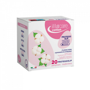 Absorbante zilnice bumbac Illa Care, 20 bucăți