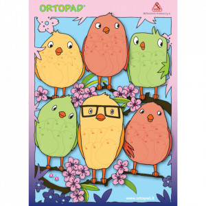 Poster recompensa ocluzoare copii Ortopad PASARI