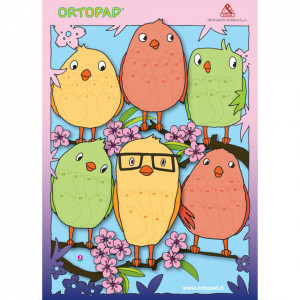 Poster recompensa ocluzoare copii Ortopad PASARI