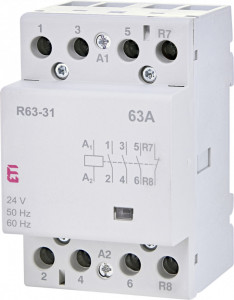 Contactor modular R63-31 24 V