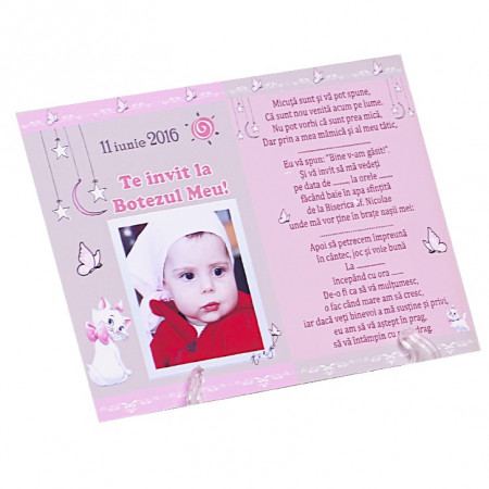 Invitatie Botez Magnetica Pisicile Aristocrate