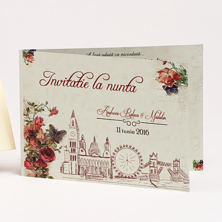 Invitatie Nunta Londra