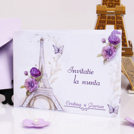 Invitatie Nunta Paris