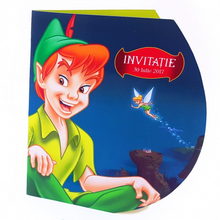 Invitatii Botez Contur Peter Pan