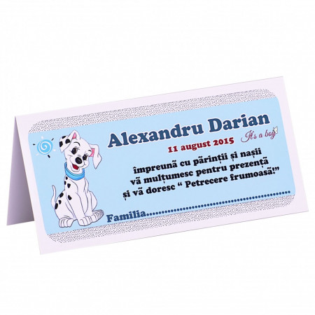 Plic Botez Dalmatian 2