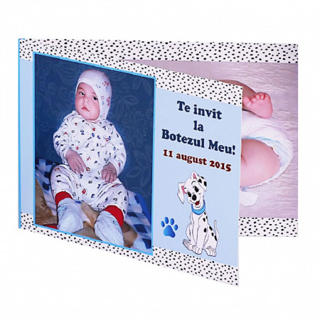Invitatie Botez Dubla Dalmatian