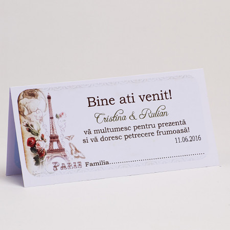 Plic Nunta Paris in Love