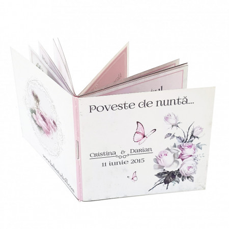 Marturie Nunta Carticica Vintage Wedding