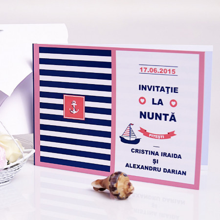 Invitatie Nunta Mare Albastra