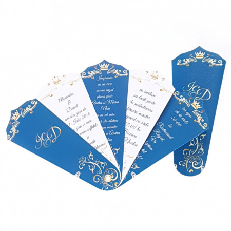 Invitatie Nunta Evantai EV4