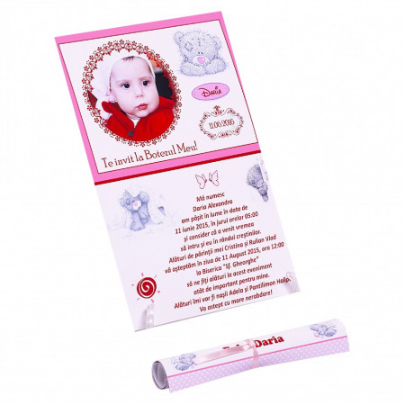 Invitatie Botez Papirus Me to You 1