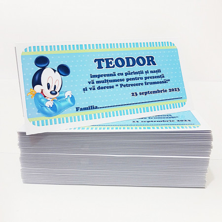 Plic Botez Mickey Mouse