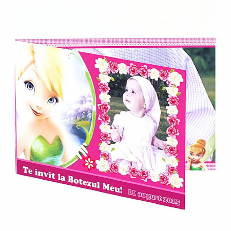 Invitatie Botez Dubla Tinkerbell 2