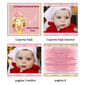 Invitatie Botez Carticica Fairy
