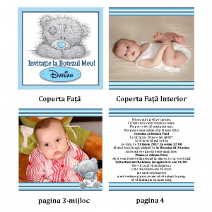 Invitatie Botez Carticica Me to You