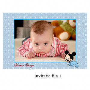 Invitatie Botez Cu Capsa Disney 35