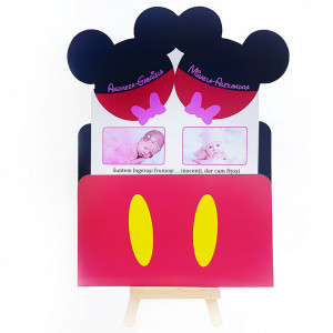 Invitatie Gemeni PRO 2 Minnie Var 2