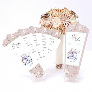 Invitatie Nunta Evantai EV25