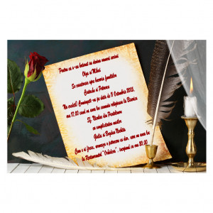 Invitatie Nunta Magnetica MG43