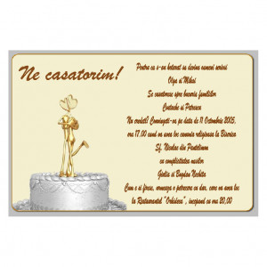 Invitatie Nunta Magnetica MG53