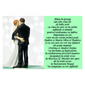 Invitatie Nunta Magnetica MG73