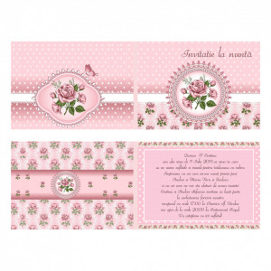 Invitatie Nunta Roses