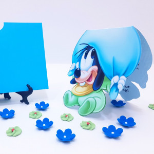 Invitatii Botez Contur Goofy 1