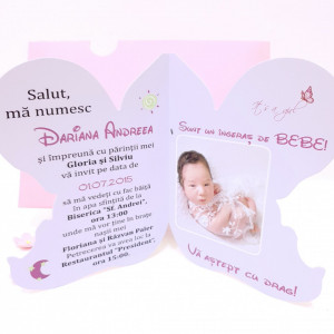 Invitatii Botez Contur Ingeras F3