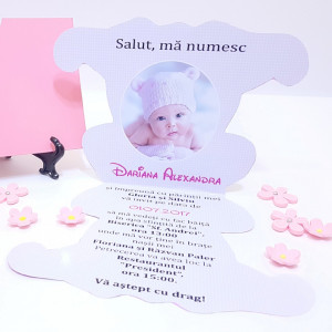 Invitatii Botez Contur Minnie Mouse 6