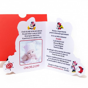 Invitatii Botez Contur Minnie Mouse 7