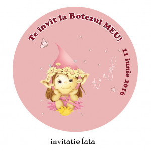 Invitatii Botez Rotunde Fairy