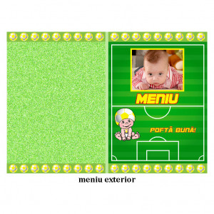 Meniu Botez cu Foto Fotbal 9