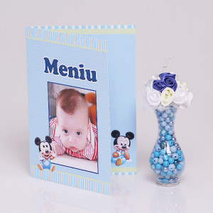 Meniu Botez cu Foto Mickey Mouse 1