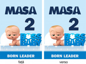 Nr de Masa Botez Baby Boss 6