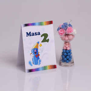 Nr de Masa Botez Creioane Colorate