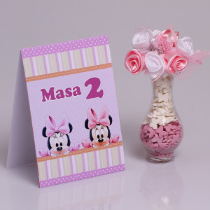 Nr de Masa Botez Gemeni Minnie Mouse 1