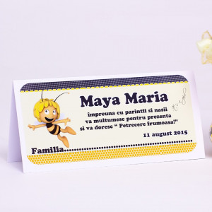 Plic Botez Maya Albinuta