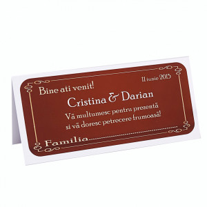 Plic Nunta Chocolate