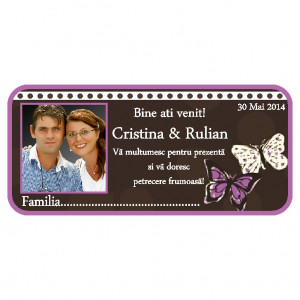 Plic Nunta cu Foto PNF11