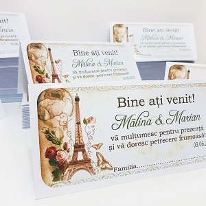 Plic Nunta Paris in Love 2