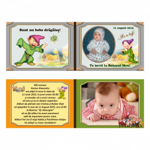 Invitatie Botez Dubla Pitic