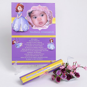 Invitatie Botez Papirus Printesa Sofia 2