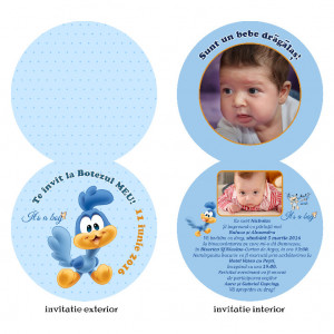 Invitatie Botez Rotunda Dubla Road Runner