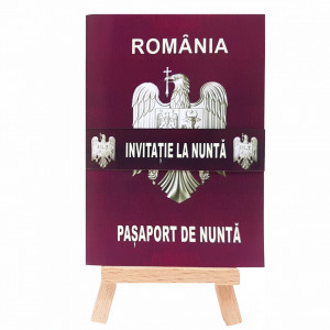 Invitatie Nunta BBS5 Pasaport
