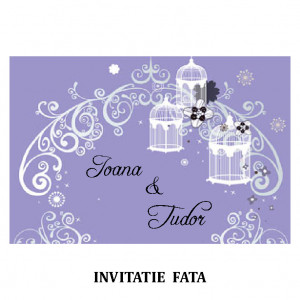 Invitatie Nunta Carte Postala INCP57