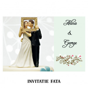 Invitatie Nunta Carte Postala INCP67